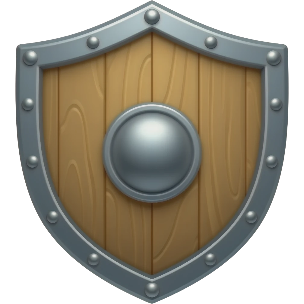 wood shield emoji