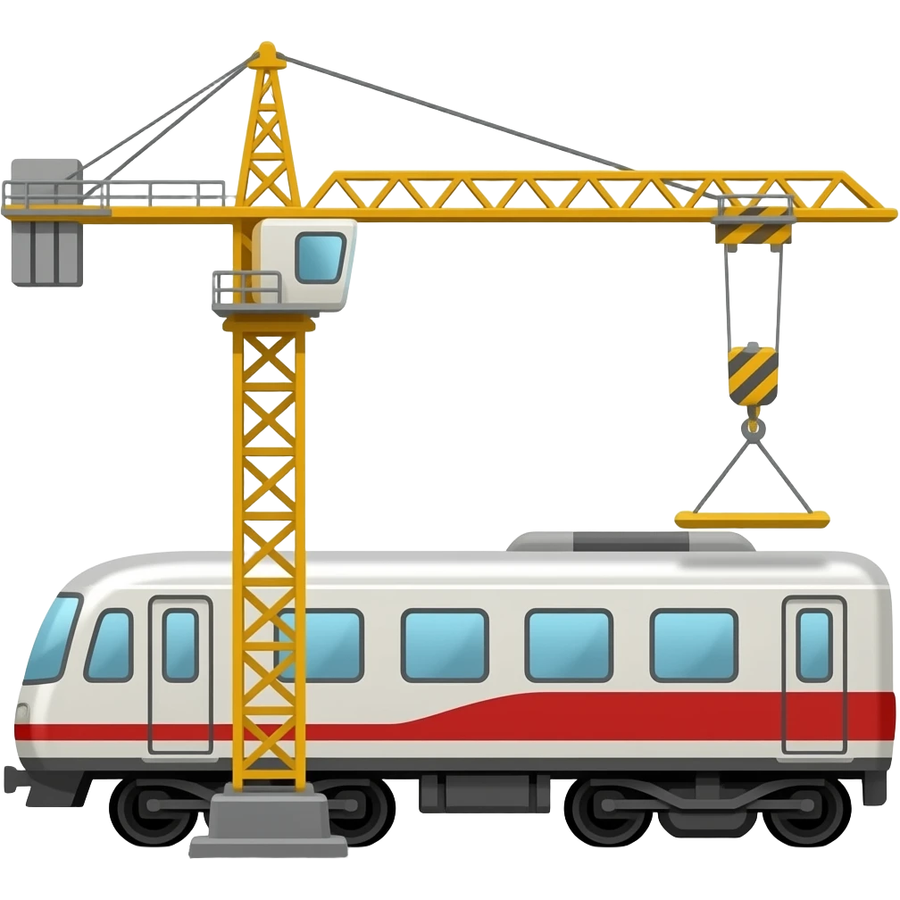 🏗🚃 emoji