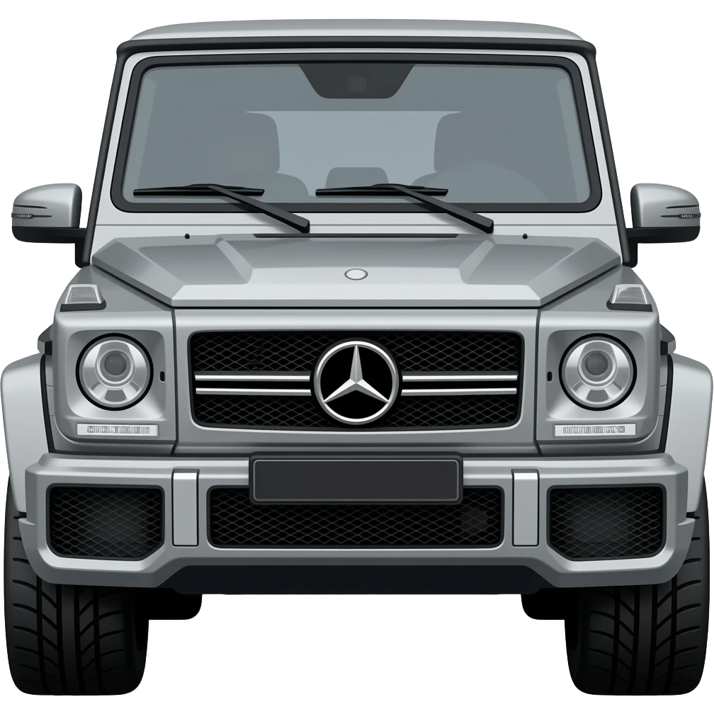 mercedes g wagon amg, highly detailed hyper realistic emoji