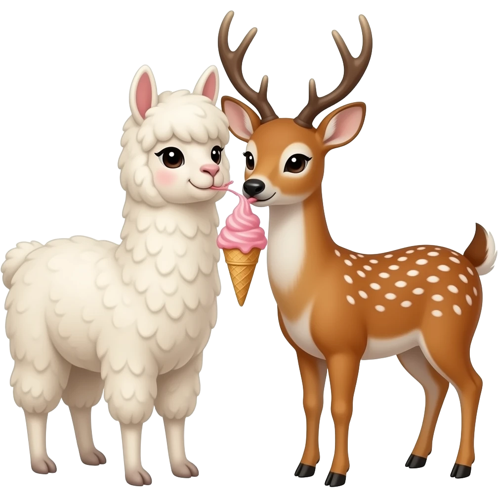 💋🍨🫏🦌 emoji