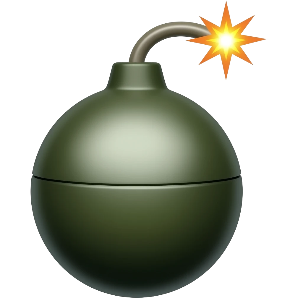 bomb emoji