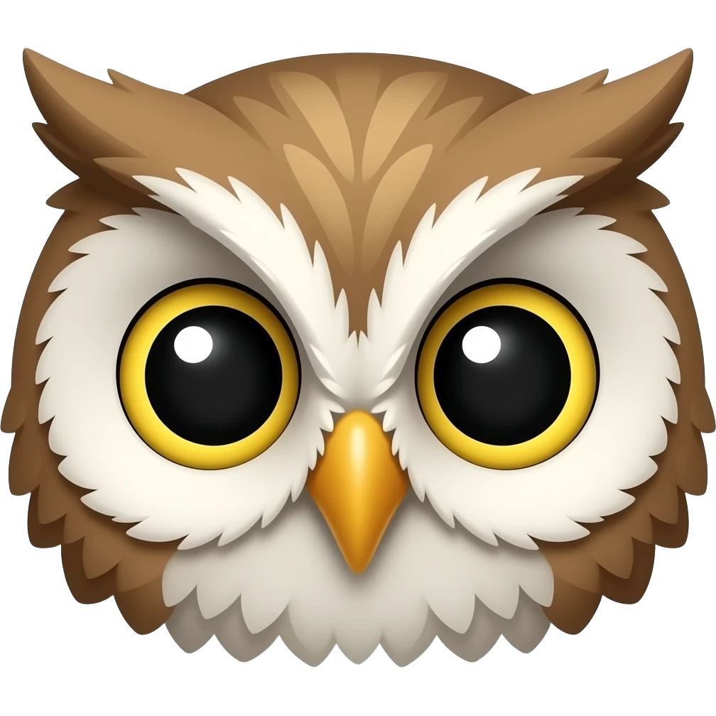 Owl Face emoji