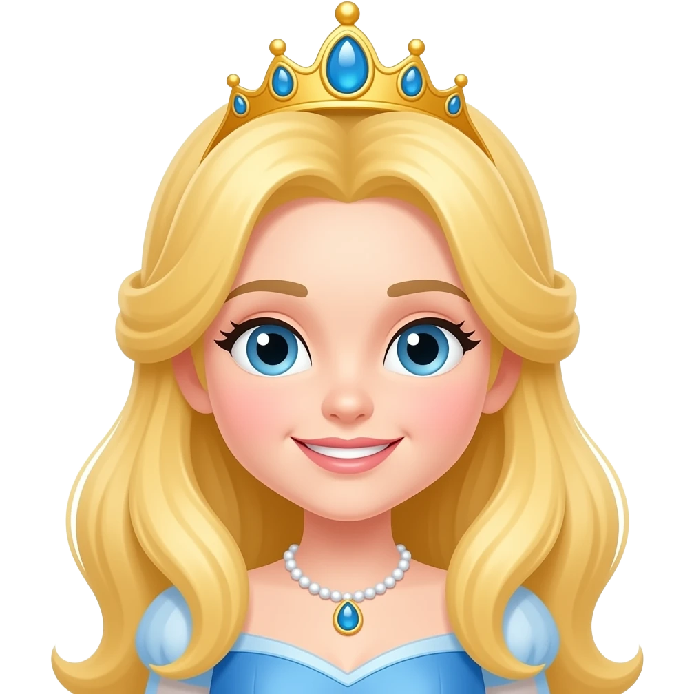 blonde princess emoji