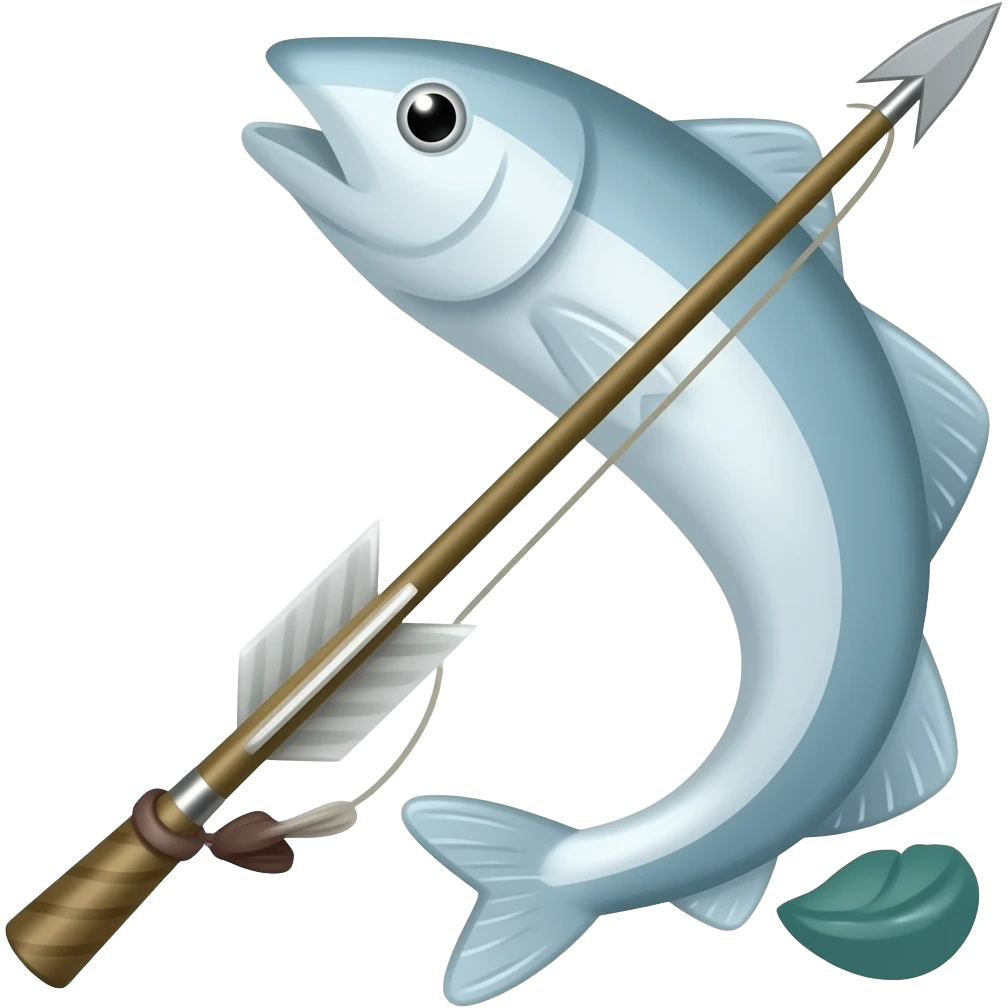 Pesca arpón  emoji