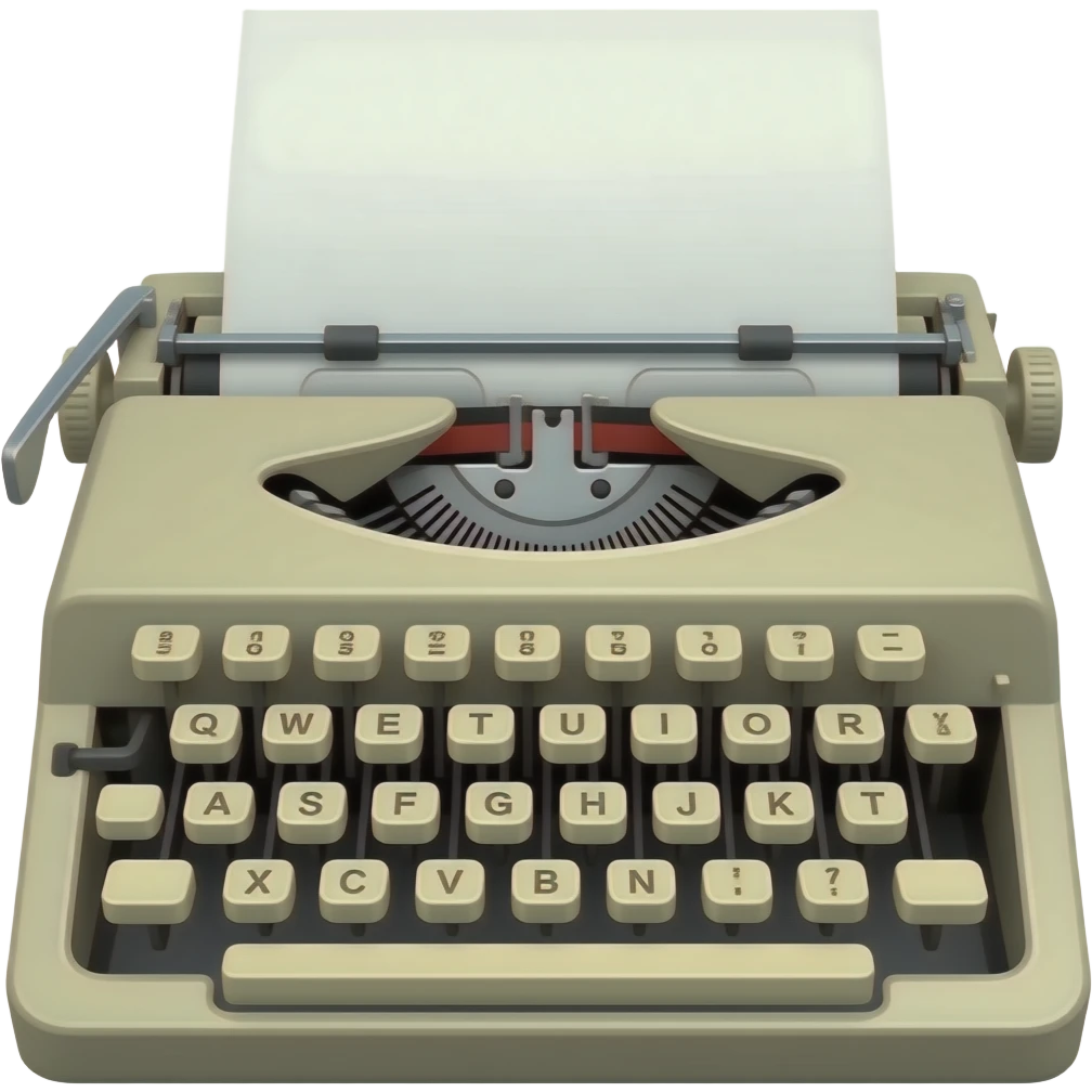 Typewriter emoji