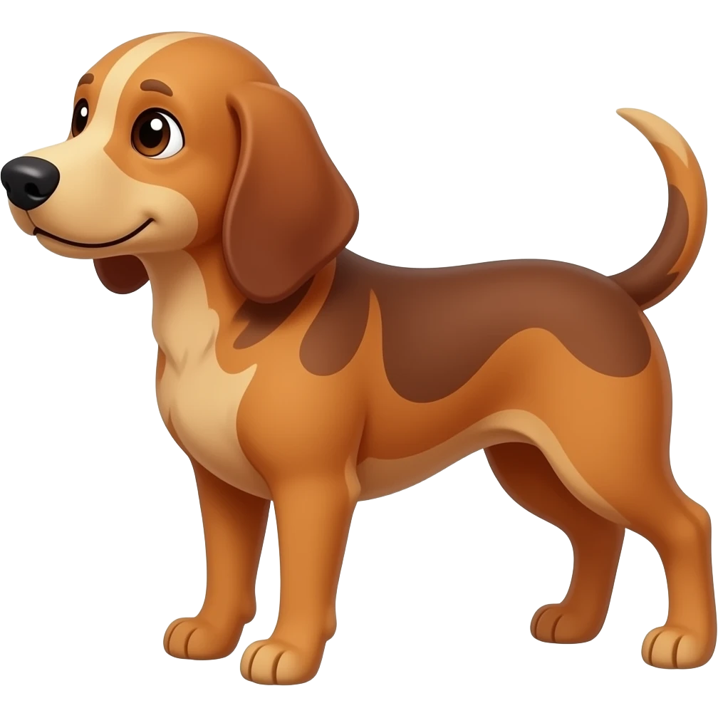 brown dog emoji