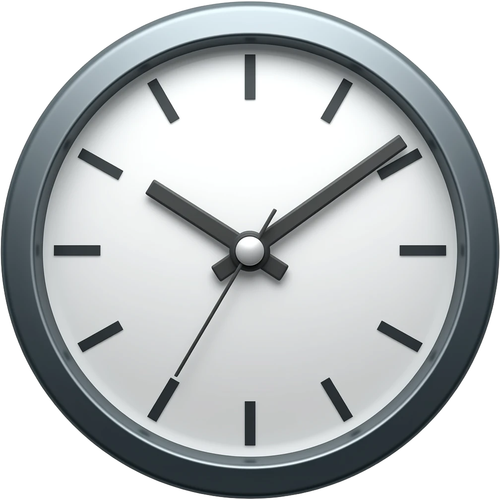 UI Clock emoji