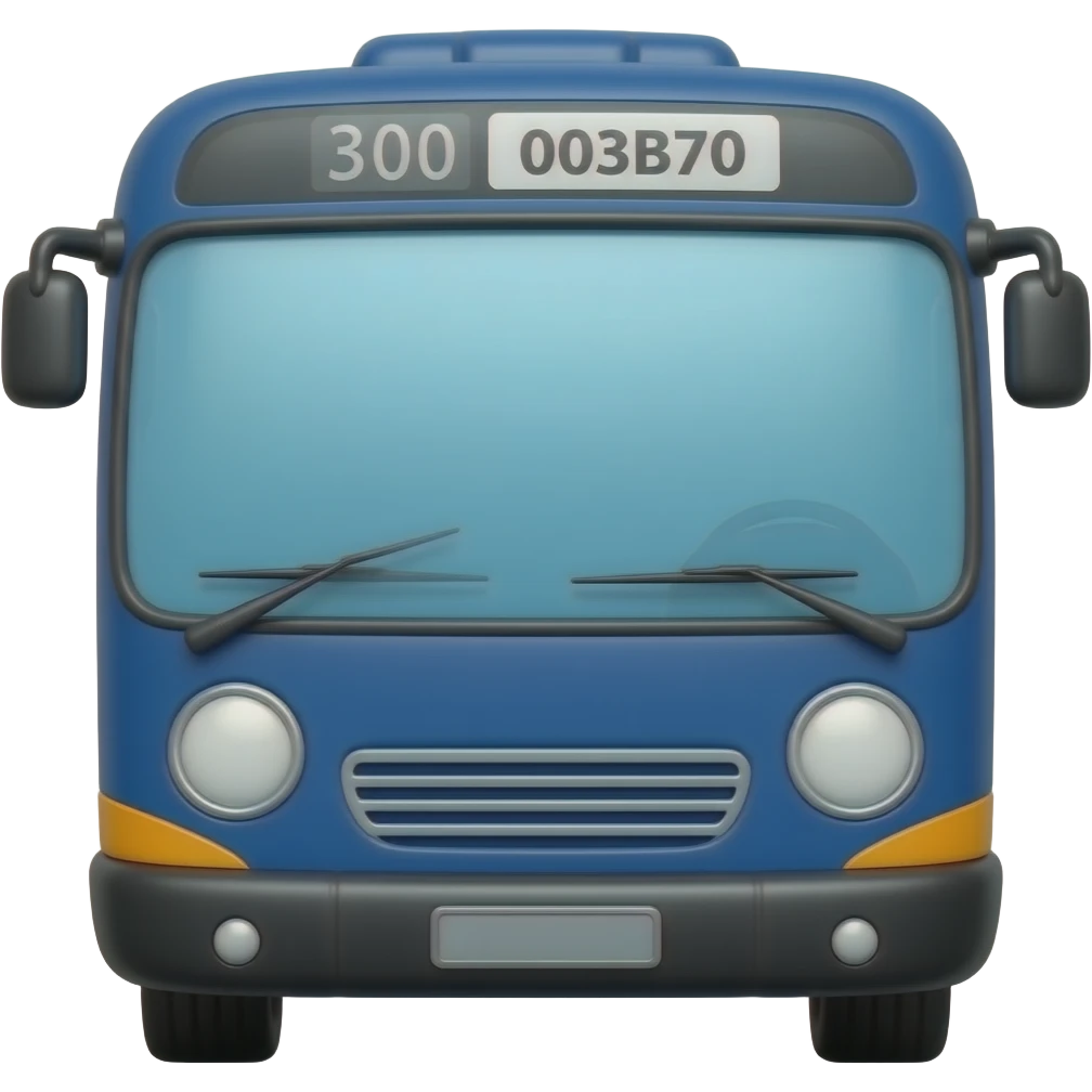 inflatable bus color 003B73 emoji