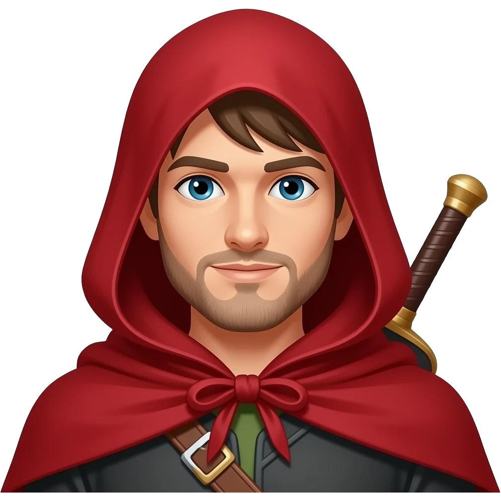 Hunter red cape emoji