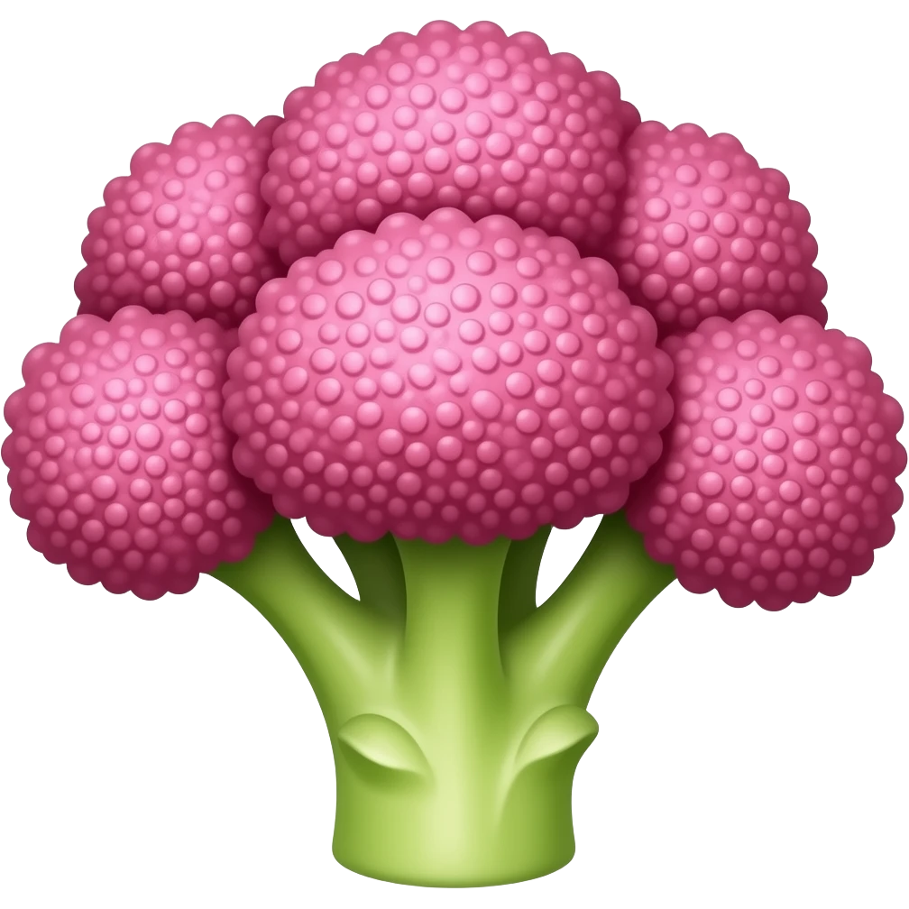 Pink 🥦 emoji