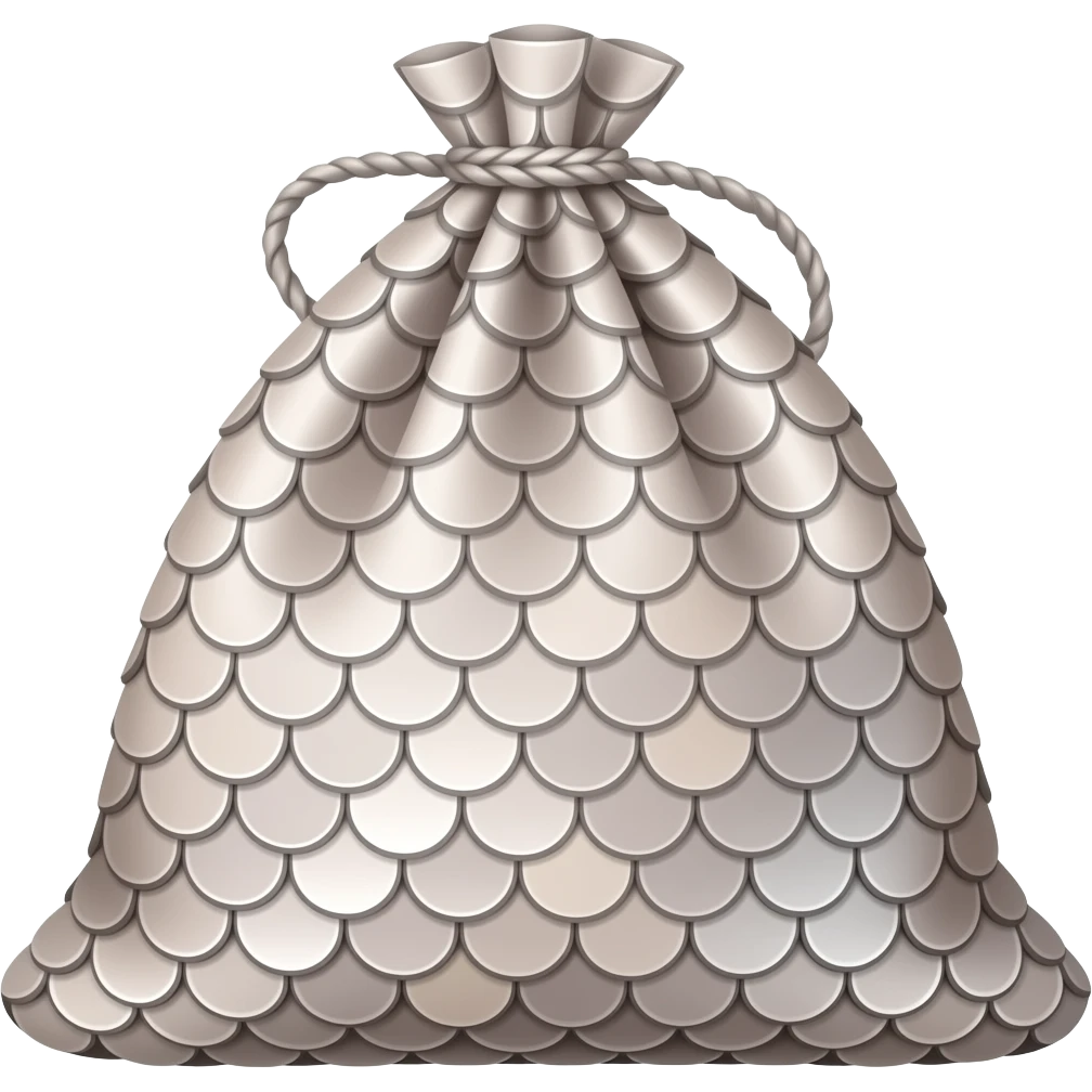 Sequin bag emoji