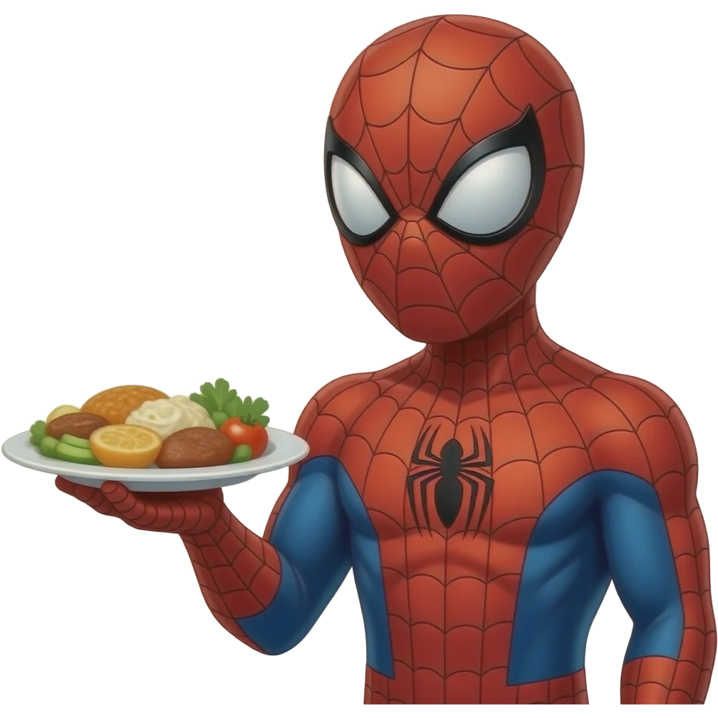 spiderman serving emoji