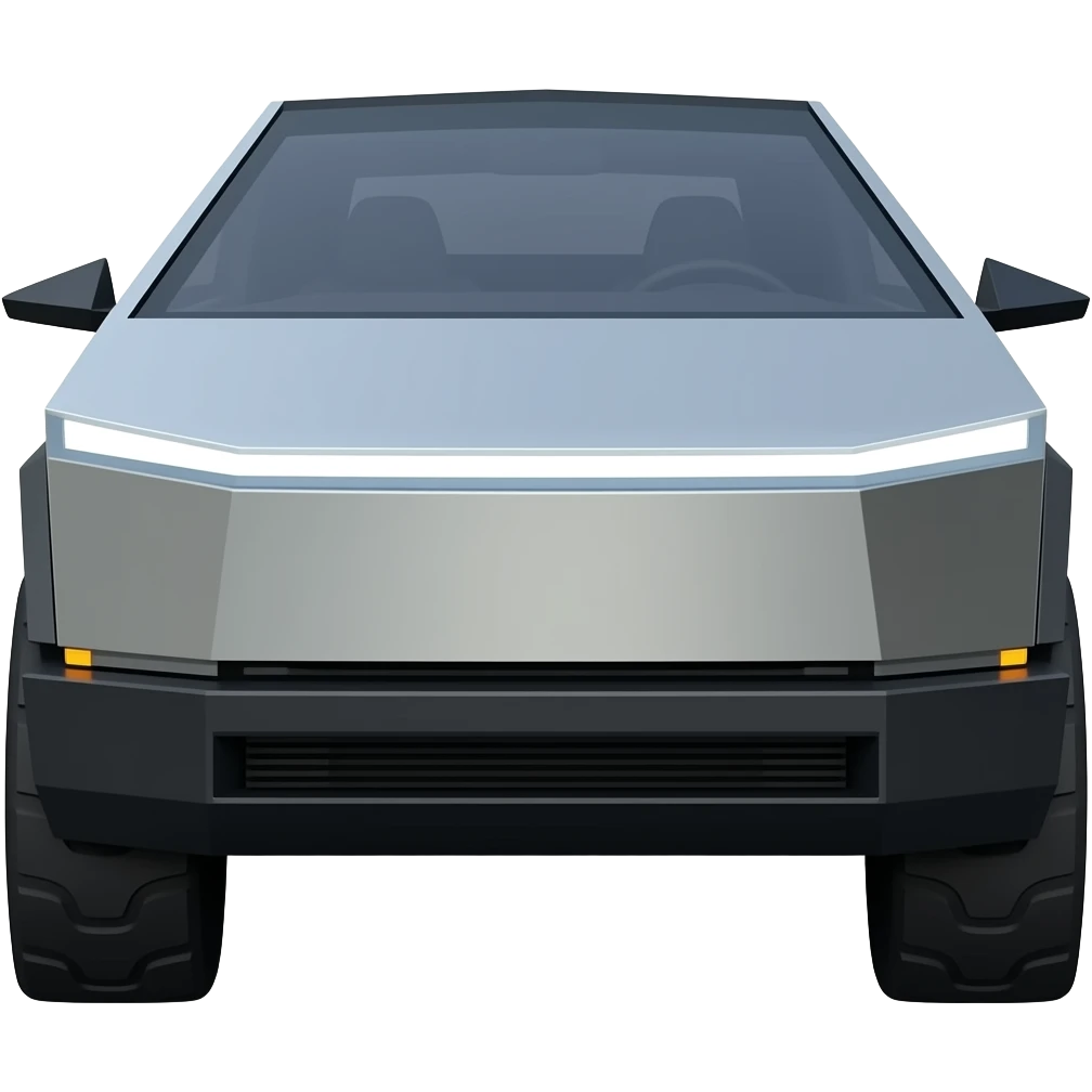 Cybertruck front view emoji
