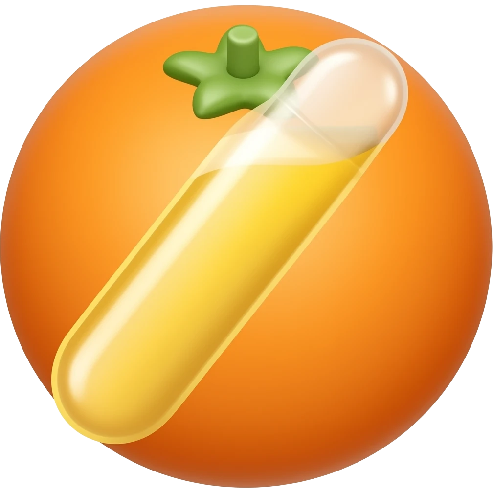ORANGE ESENTIAL OIL emoji