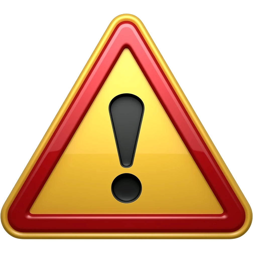 Alerta / Cuidado emoji