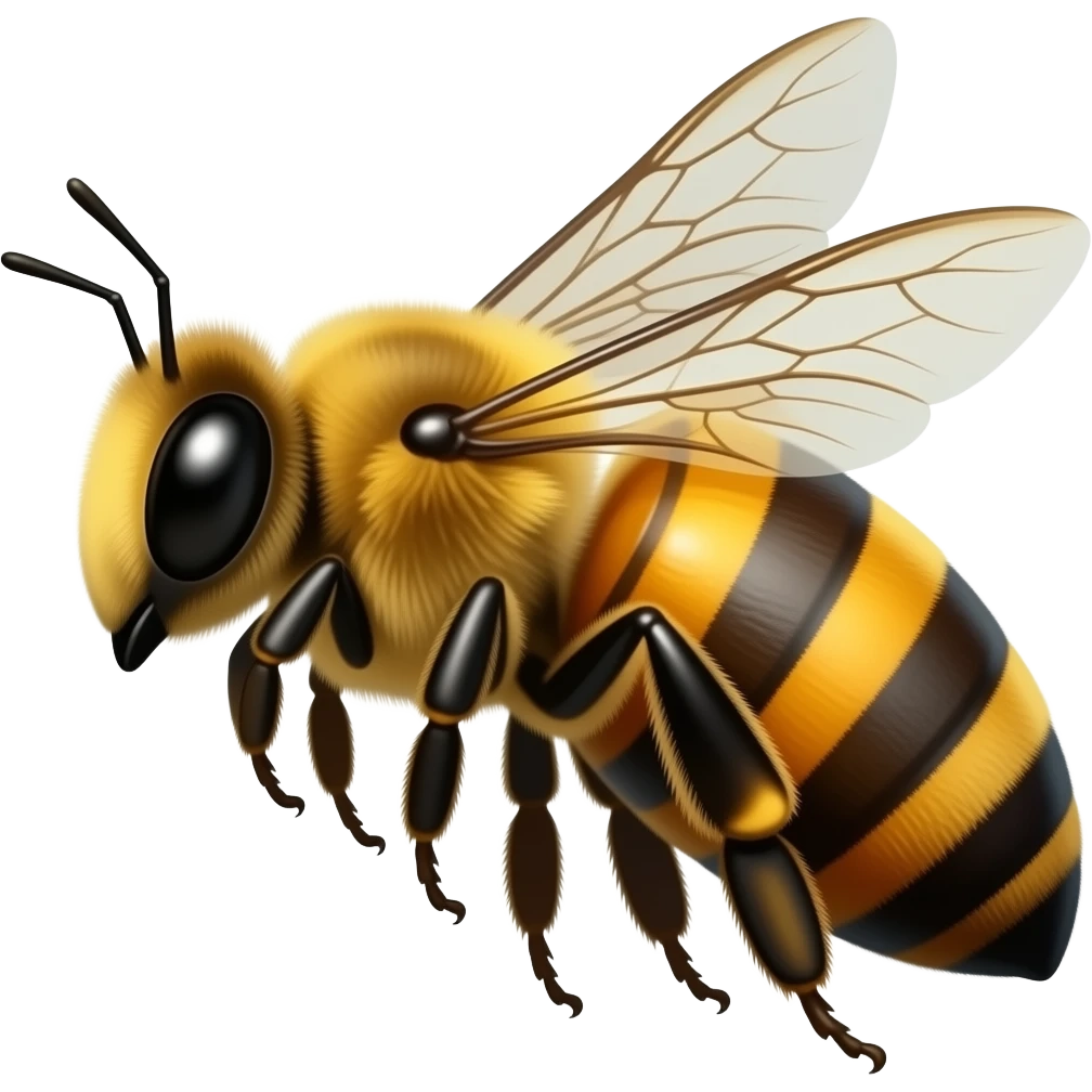 Bee with sexy beach bod emoji