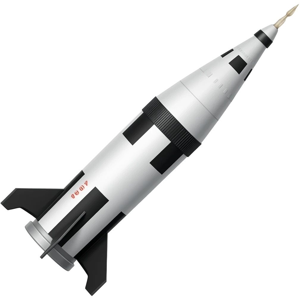 Apollo 1 rocket in 1967 emoji