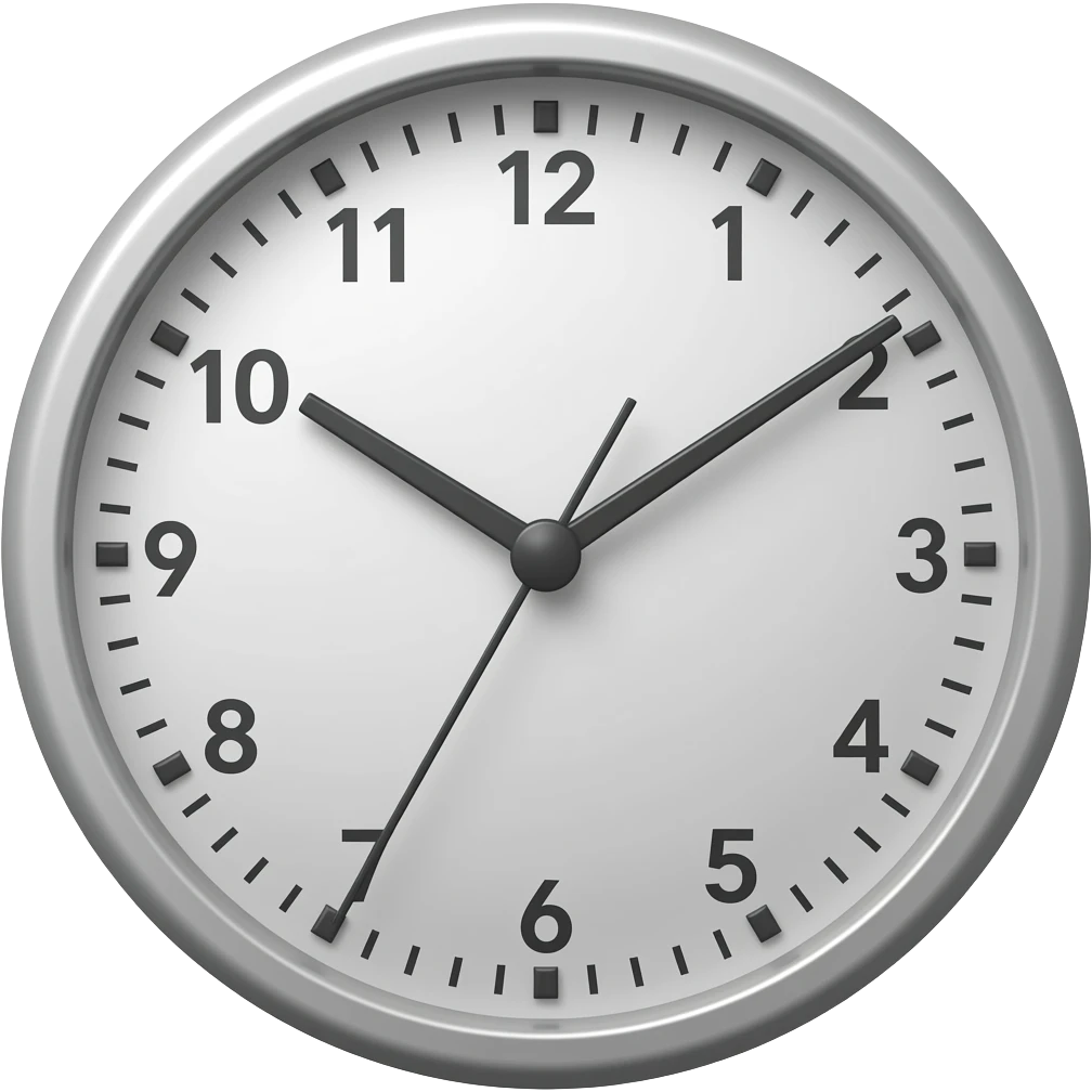 Clock it emoji