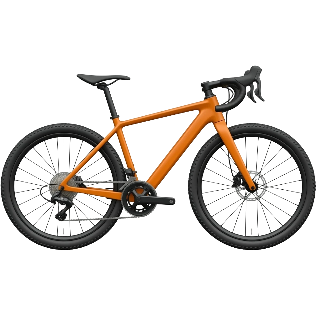 Orange full suspension bike emoji