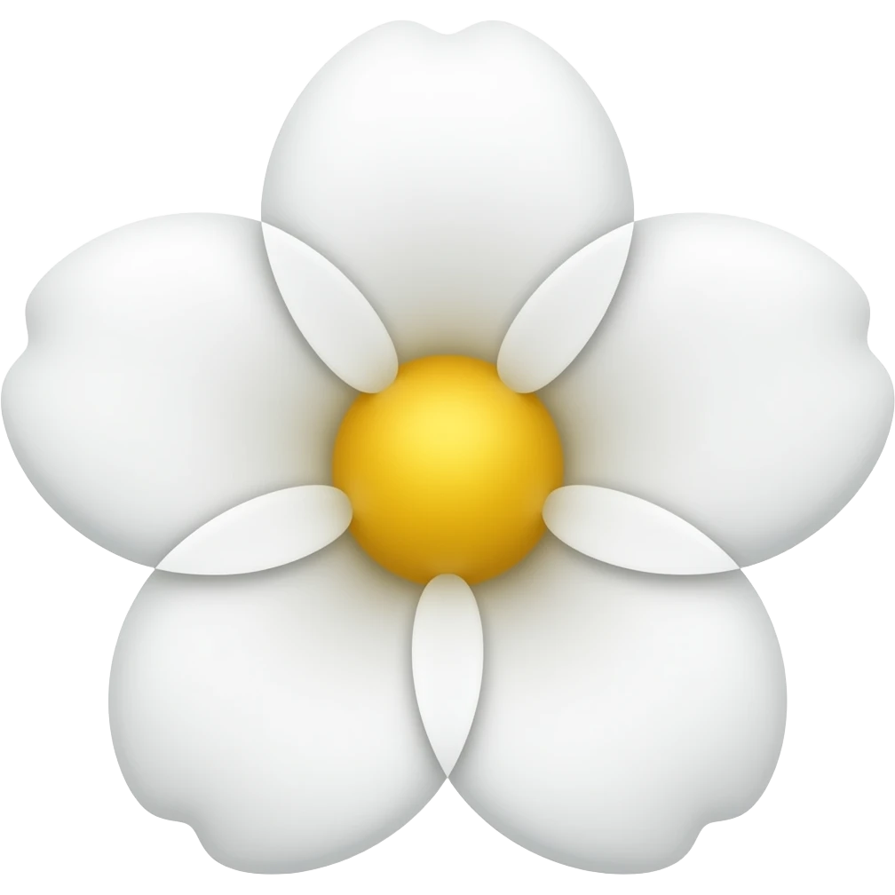 flor blanca emoji