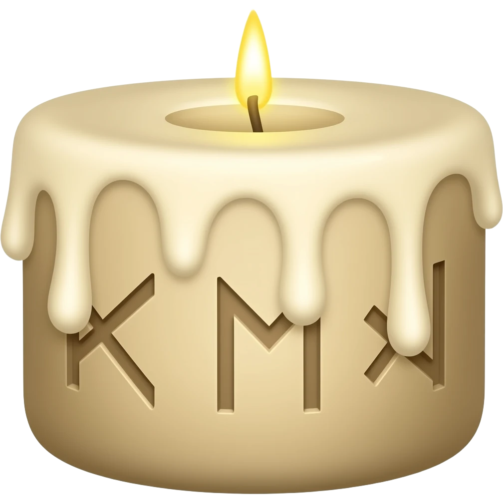 Candle spell emoji