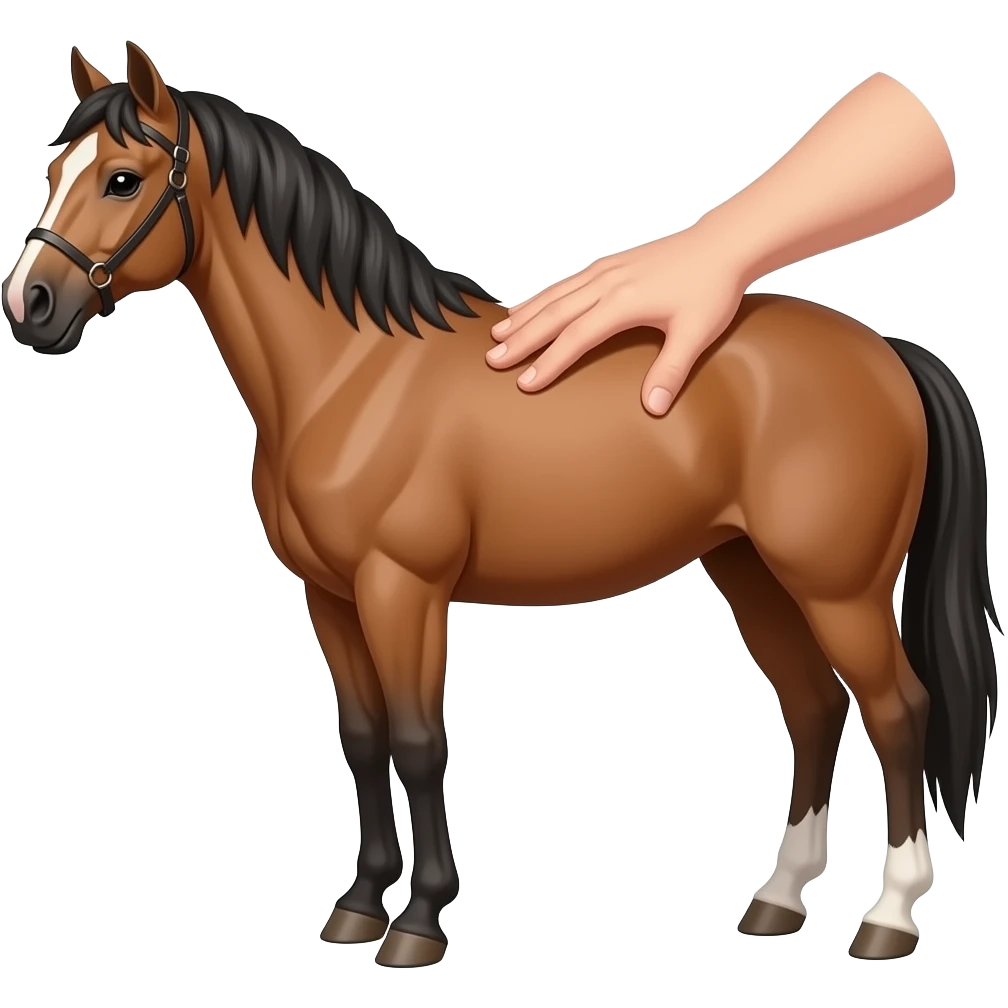 هلویی که جای دست روشه emoji