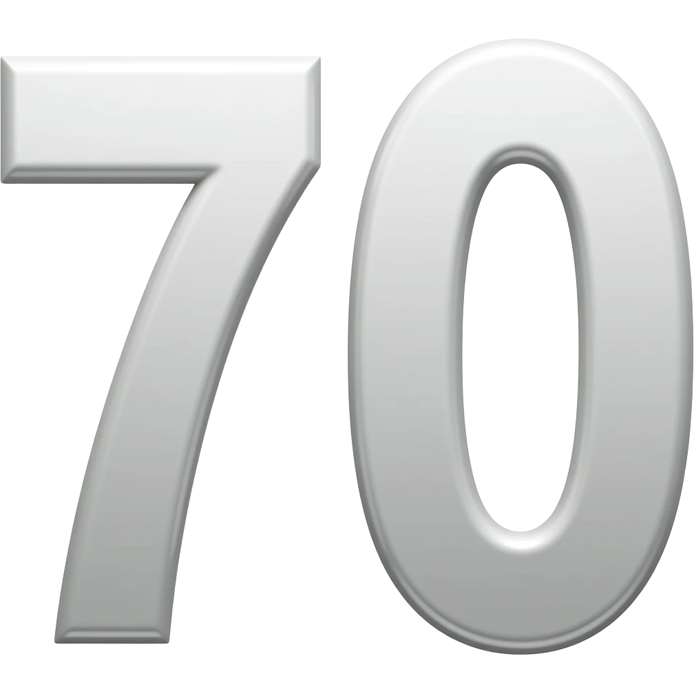 70 emoji