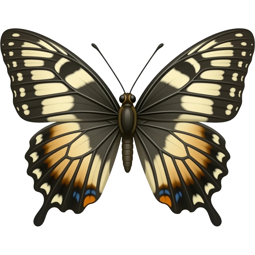 Broken butterfly emoji