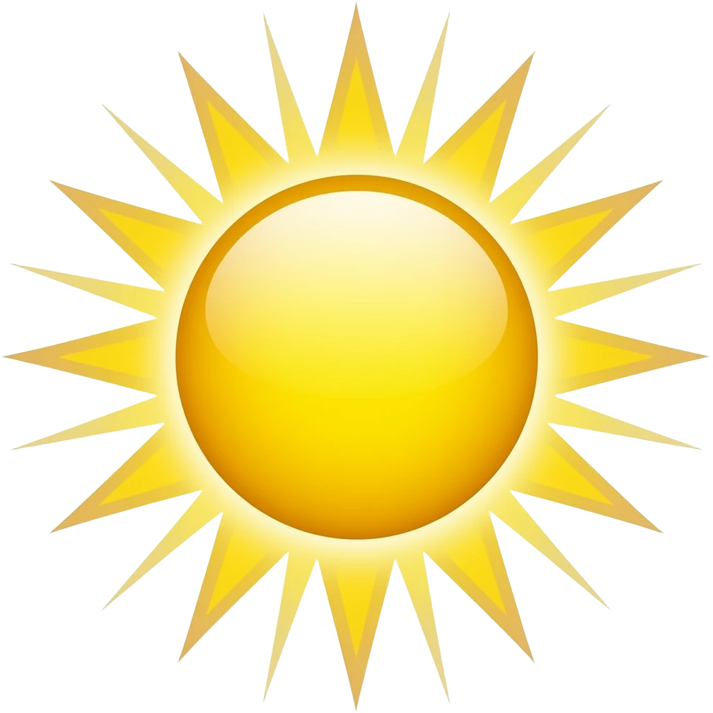 Sunshine emoji