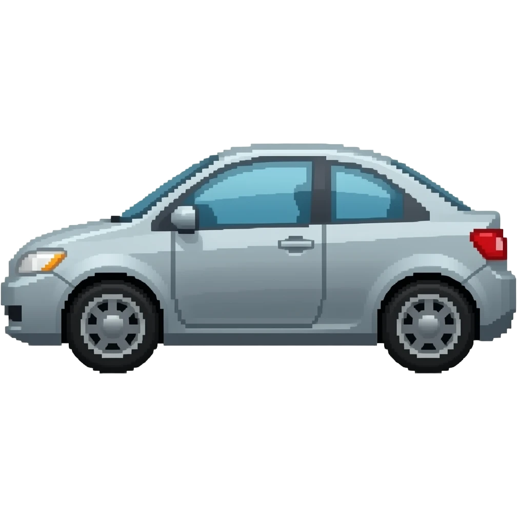 pixel car side view emoji