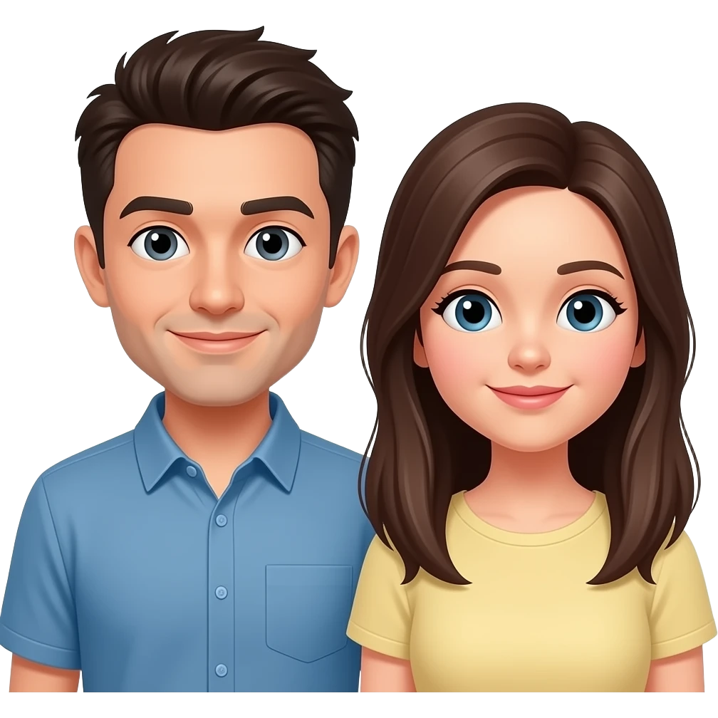 Separated couple emoji