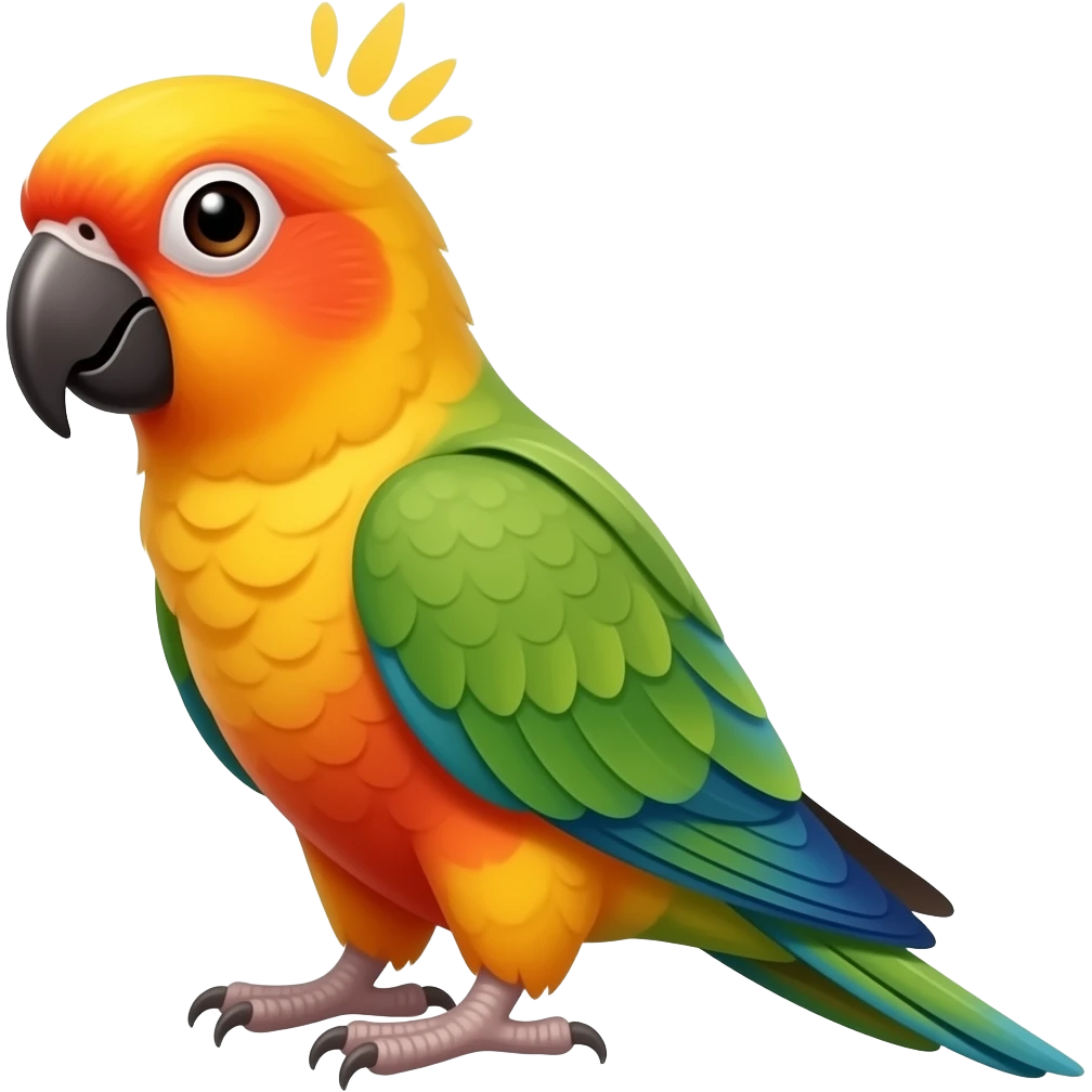 sun conure emoji