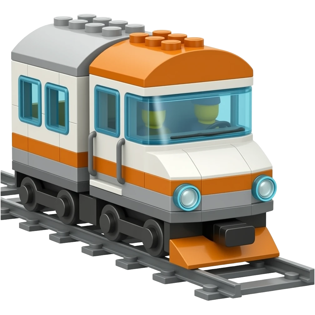 Lego train emoji