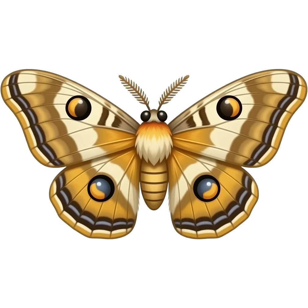 Make a giant fluffy mothMake Mothra emoji
