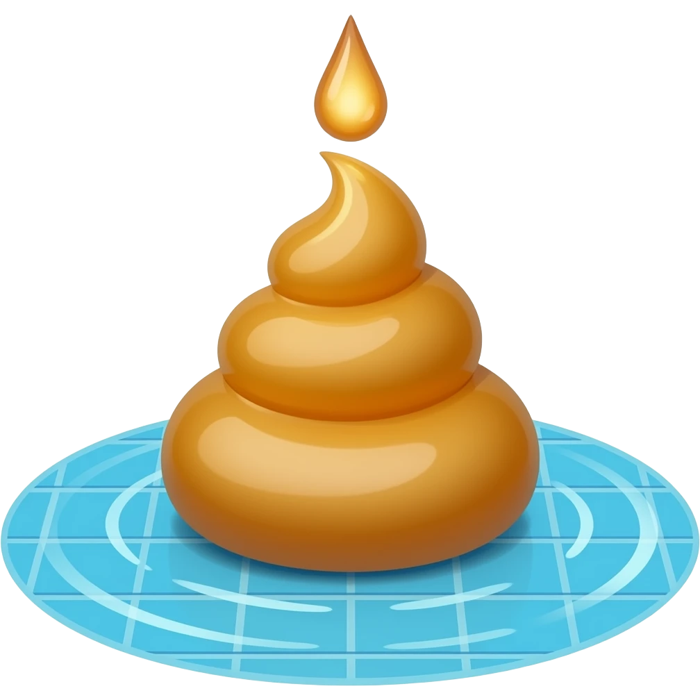 pee in a pool emoji