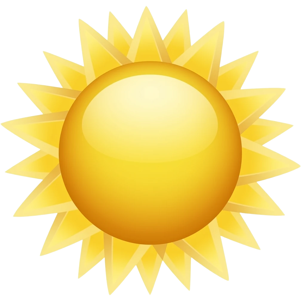 Sun emoji
