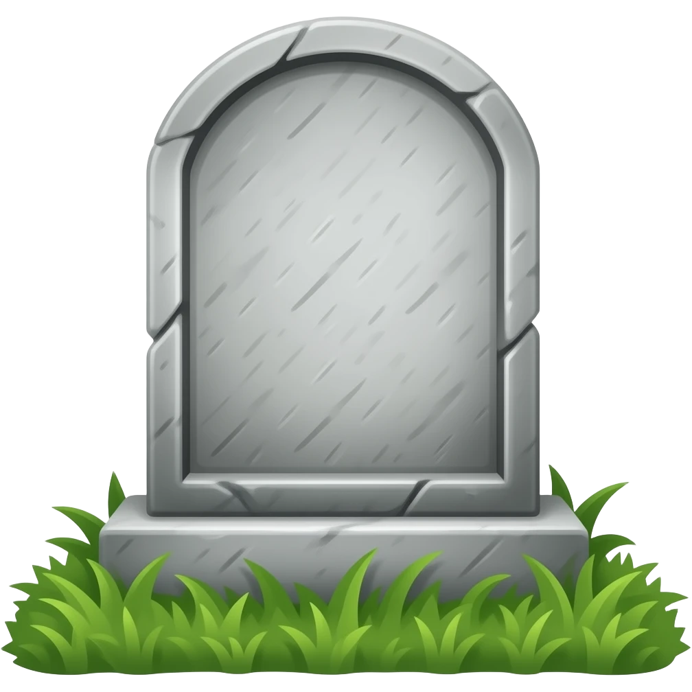 tombstone emoji