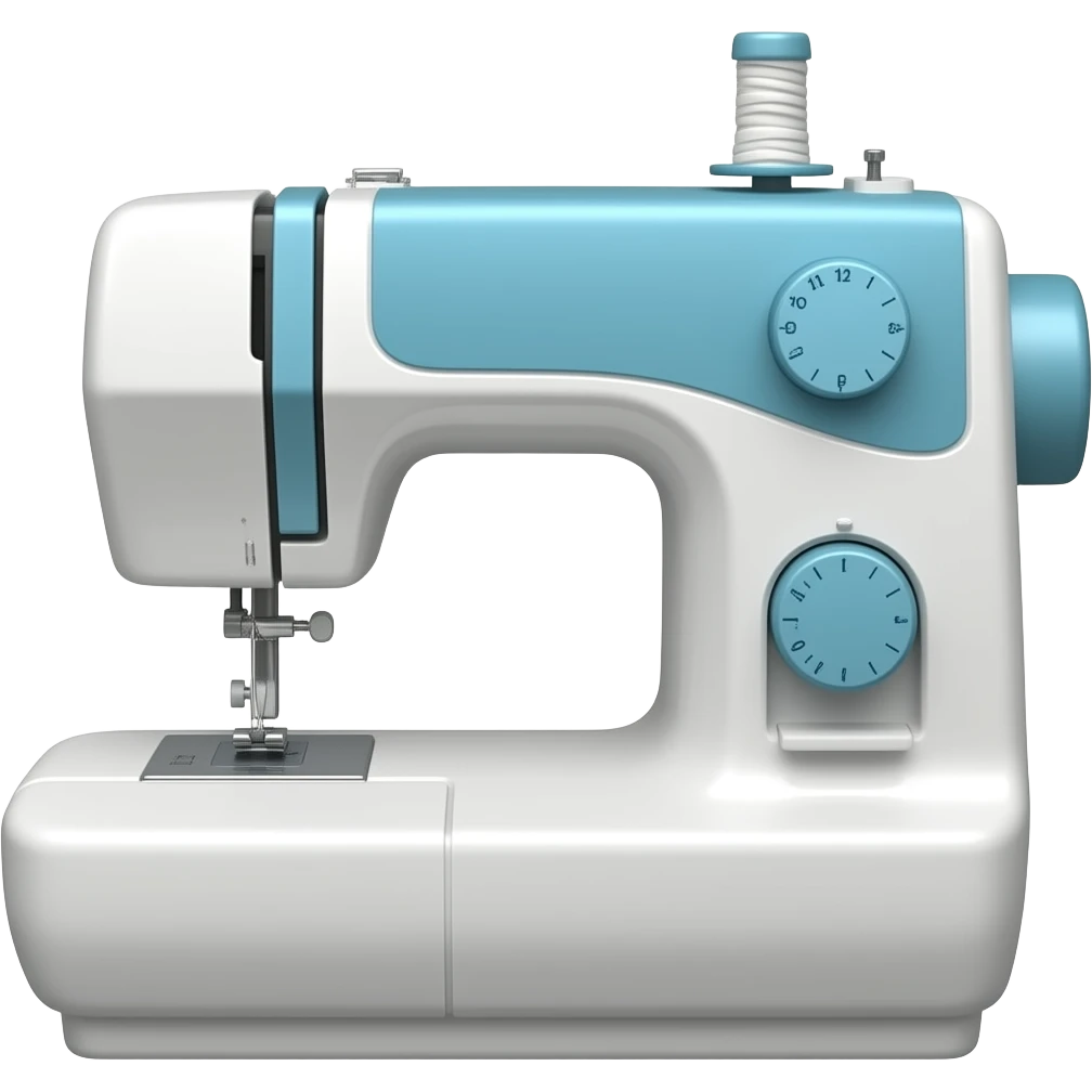 Máquina de costura personalizada antga emoji