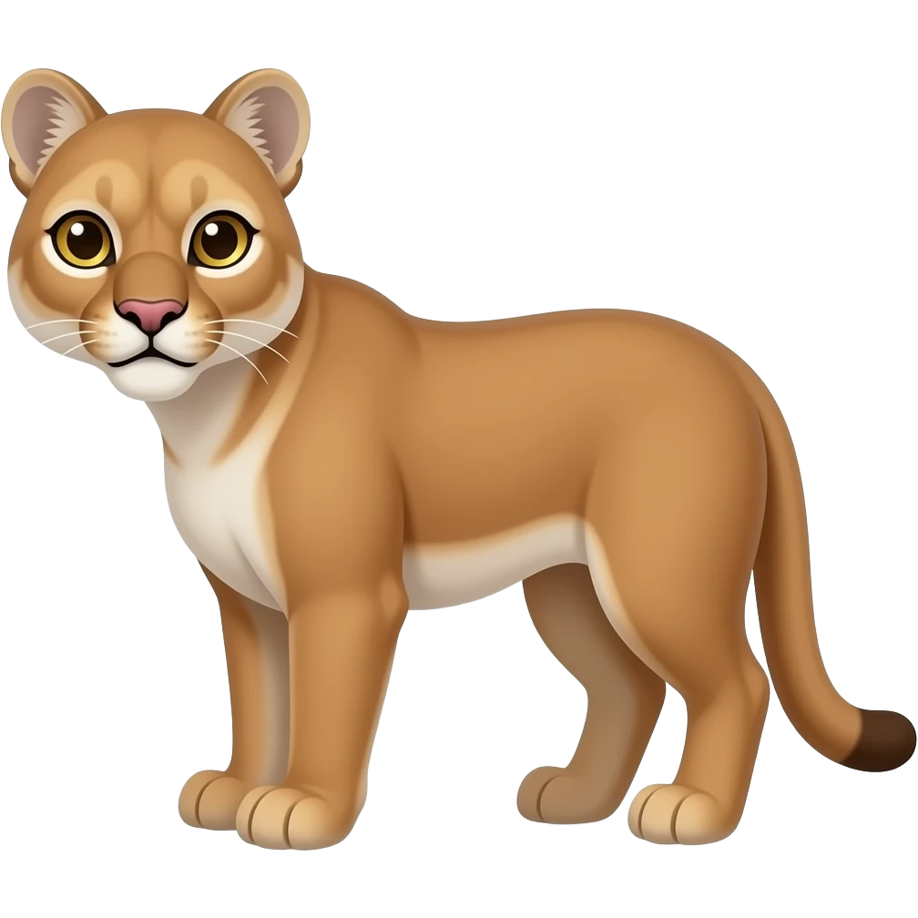 lion de montagne emoji