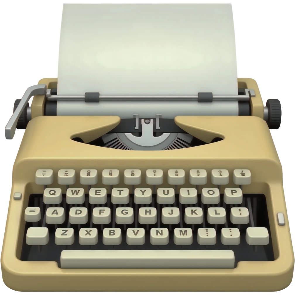 Typewriter emoji