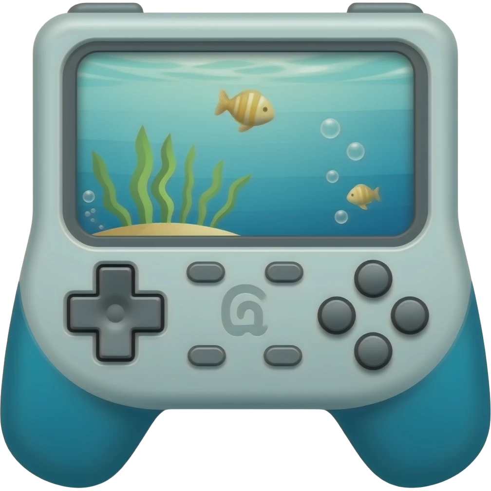 Sea video game   no background emoji
