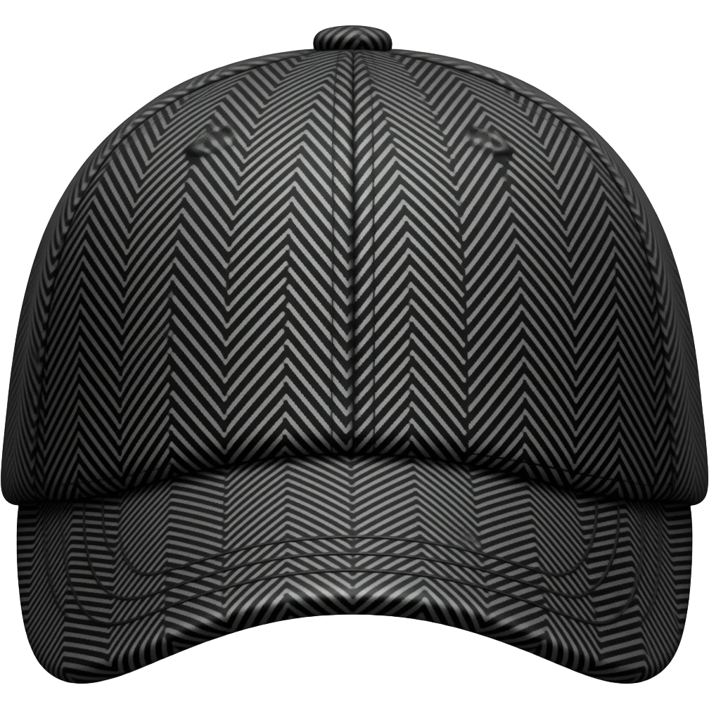 FLAT CAP BLACK Shelby Herringbone Newsboy Cap emoji