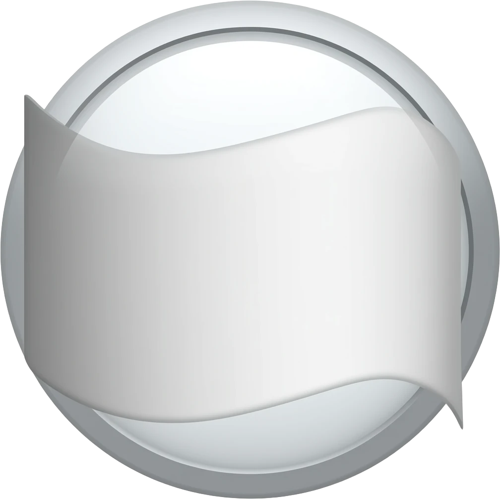 White flag with oval on it emoji