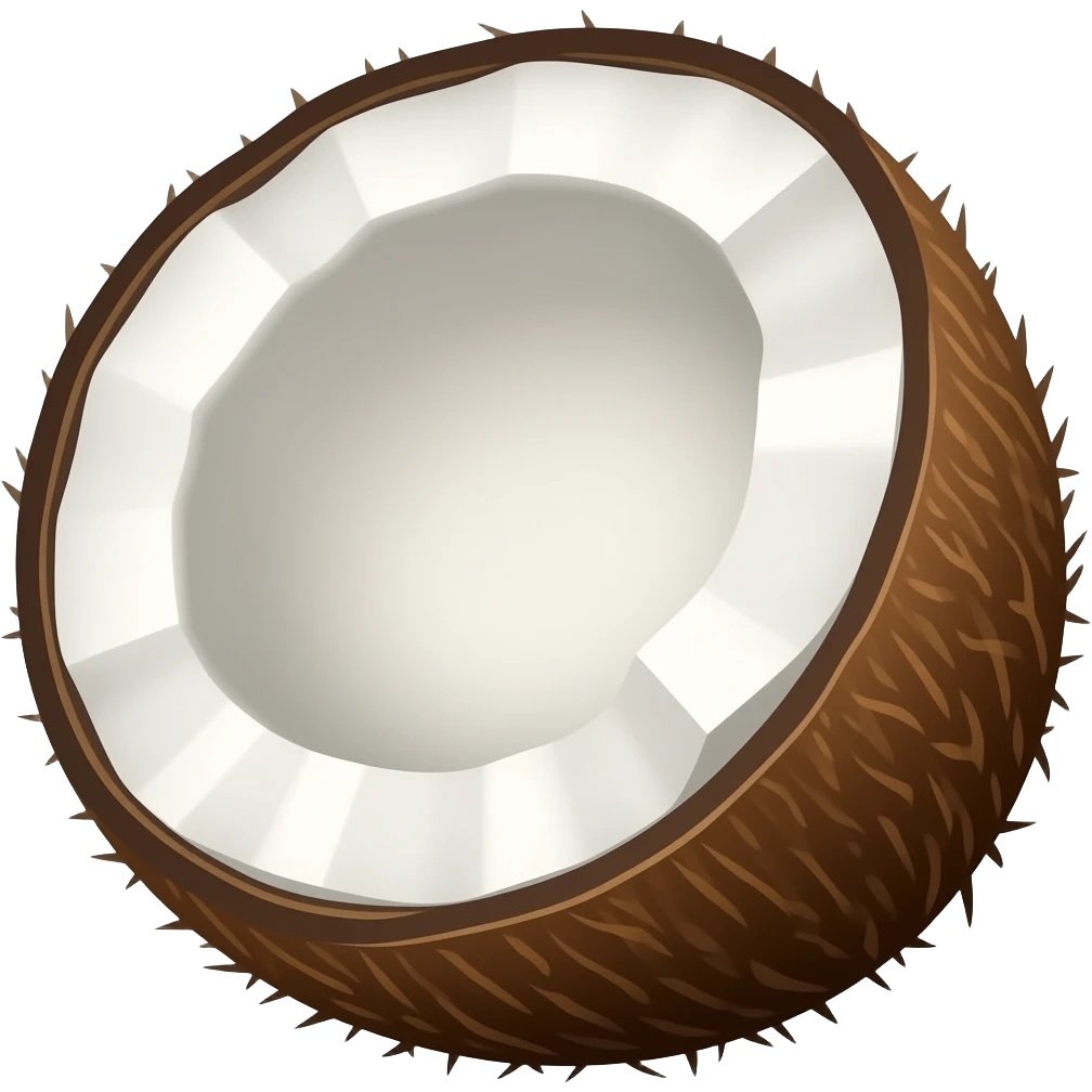 Coconut emoji
