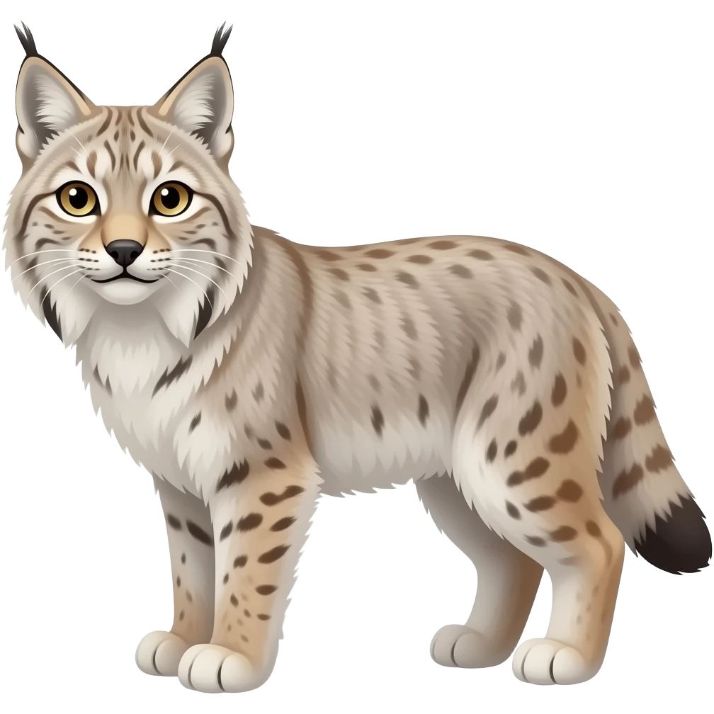 Canada white lynx emoji