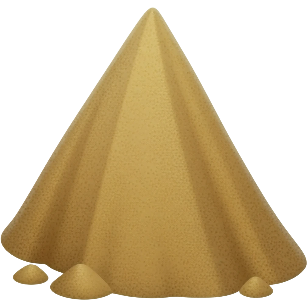 gold sand pile emoji