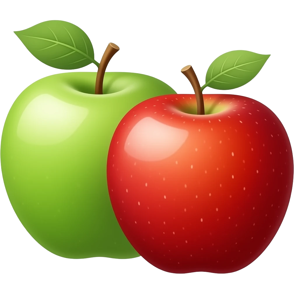 🍏🍎 emoji