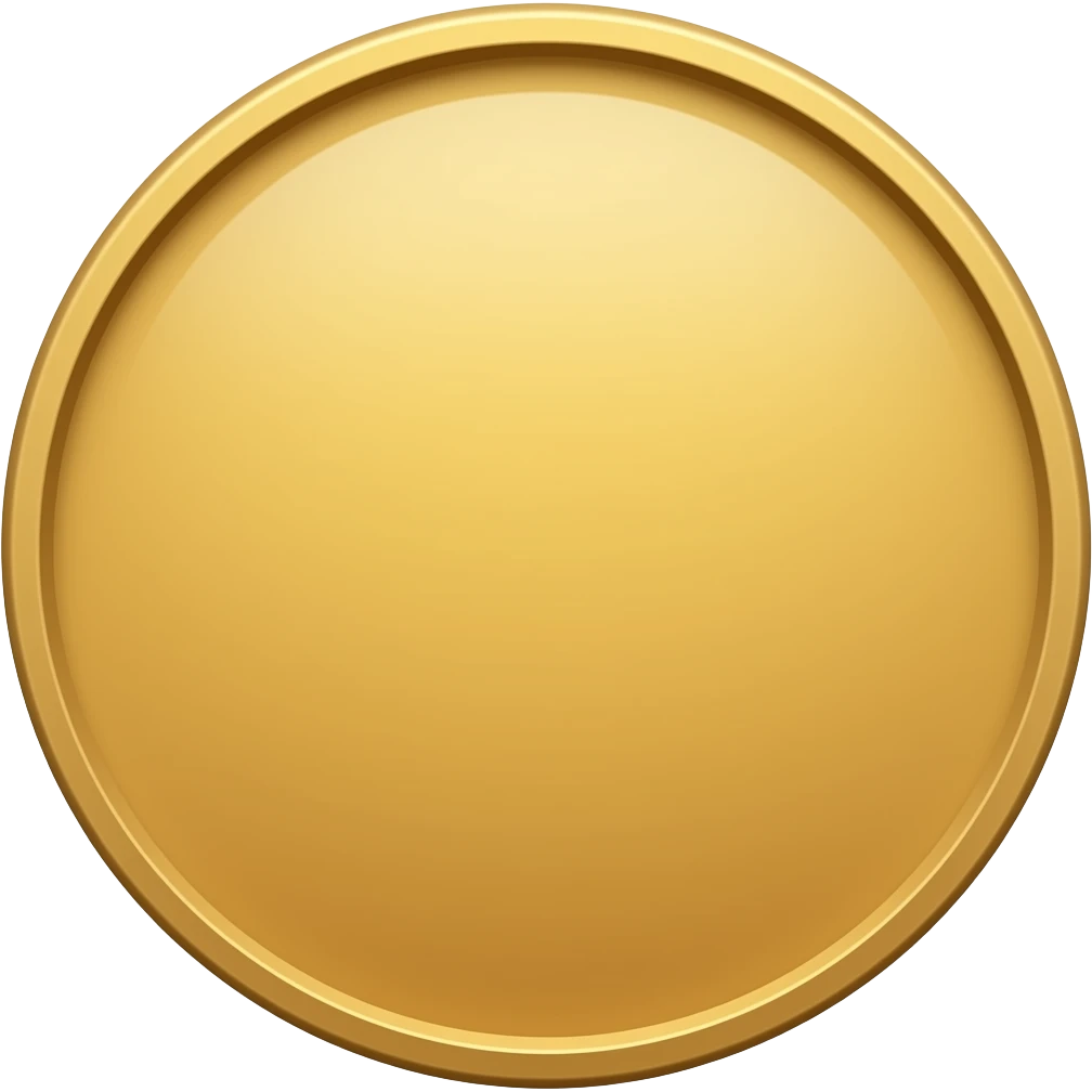 blank coin emoji