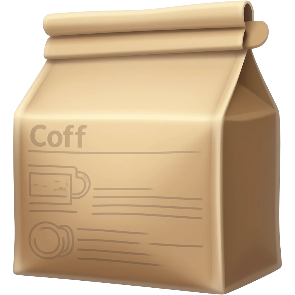 Pack of coffee emoji