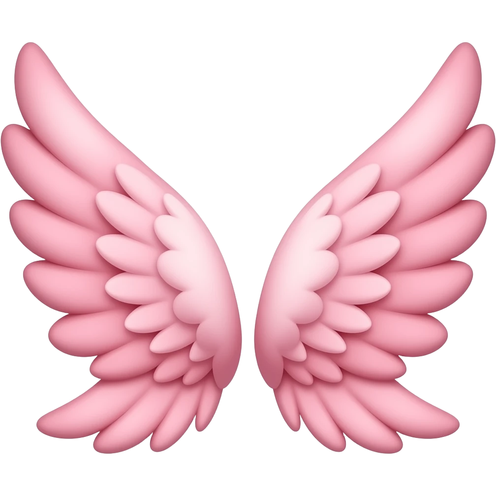 베이비핑크 날개 emoji